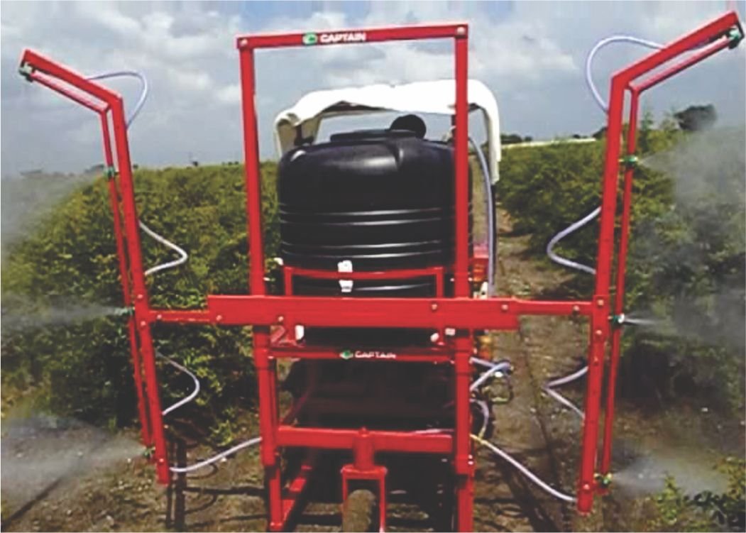 8-Nozzle Sprayer Working